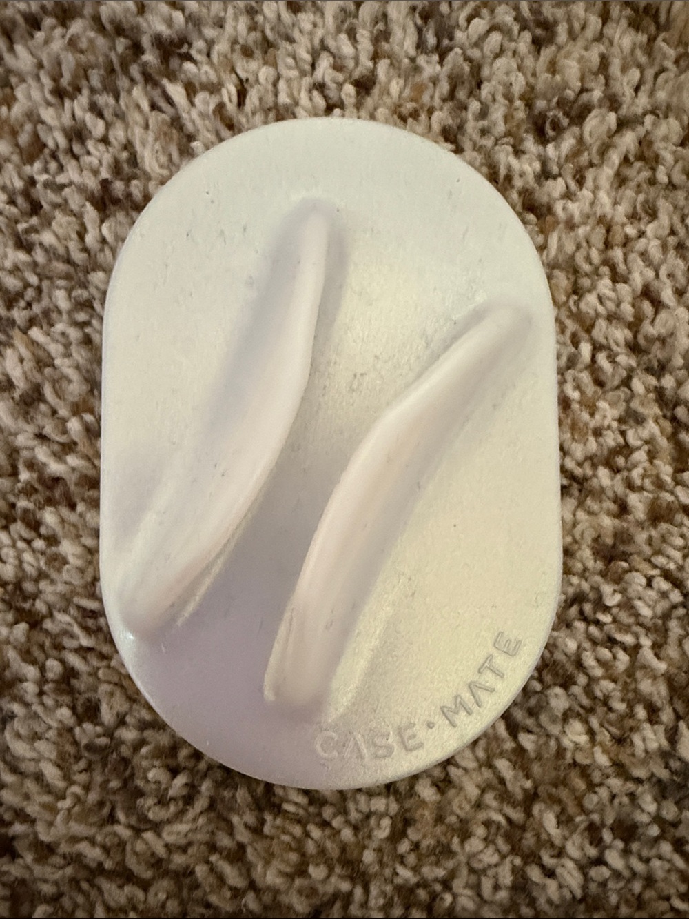 case-mate White Phone Grip and Stand and hold Lip Gloss